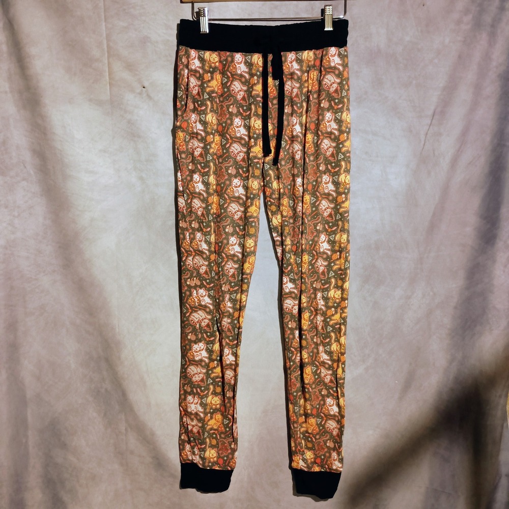 Pixie Chicks Bamboo Harry Potter Cats Jogger Lounge Pants‎